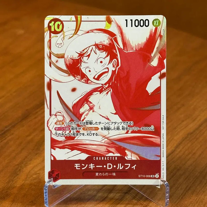 [BUNJANG] One Piece Card 3rd Anniversary Monkey D. Luffy Promo Card ST10-006 (Japan Edition) / (일판) 원피스카드 3주년 몽키 D. 루피 프로모 카드 ST10-006