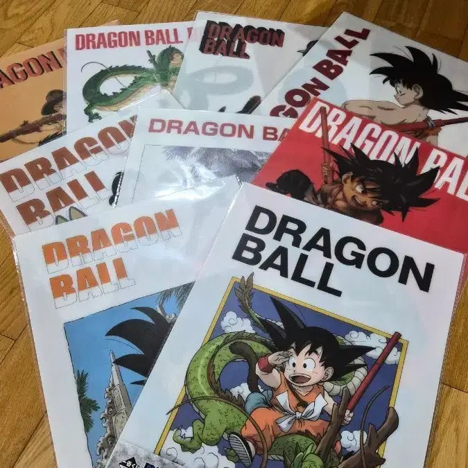 [BUNJANG] Dragon Ball Ichiban Kuji Clear Poster Bundle Set / 드래곤볼 I상 클리어 포스터 9장 일괄 판매