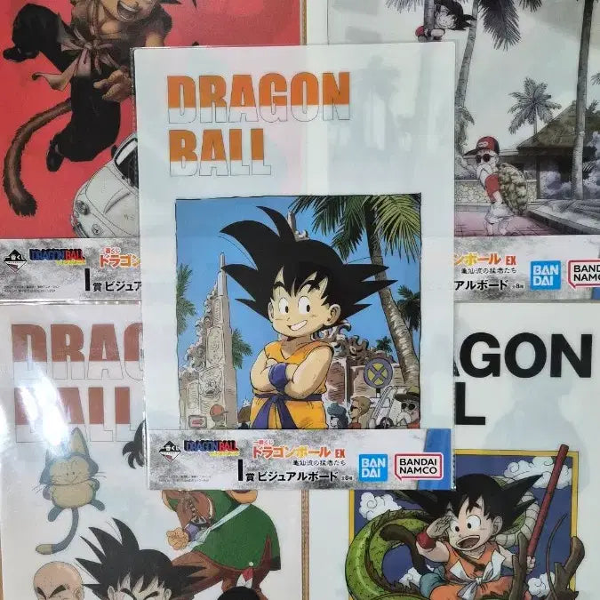 [BUNJANG] Dragon Ball Ichiban Kuji Clear Poster Bundle Set / 드래곤볼 I상 클리어 포스터 9장 일괄 판매
