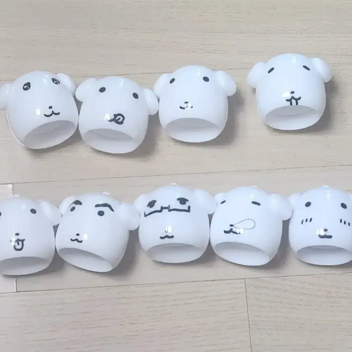 [BUNJANG] Ganadi Drink Bottle Caps Figure Set (9 Types) / {희귀} [일괄/중복X] 가나디 음료 뚜껑 9종 세트