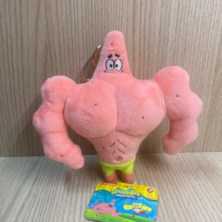 [BUNJANG] SpongeBob SquarePants Muscular Patrick Star Plush Toy / 스폰지밥 근육 뚱이 인형