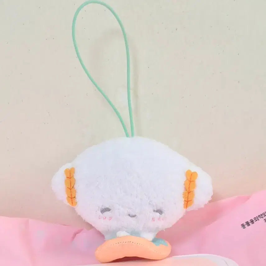 [BUNJANG] Sanrio Flour Fairy Donut Tube Corgi Mascot Plush Keychain / 고전 빈티지 산리오 밀가루 요정 도넛 튜브 미소 코기뮹 마스코트 똥인형 키링