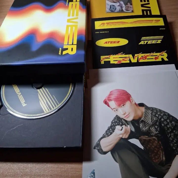 [BUNJANG] ATEEZ Fever Part.2 Diary Ver. Yeosang Photocard / 에이티즈 fever part 2 개봉앨범  다이어리버젼 여상포카1