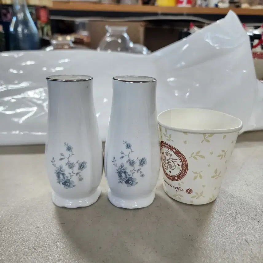 [BUNJANG] Bavaria Johann Haviland Porcelain Spice Jar Set / 독일 바바리아 요한하빌렌드 도자기 양념통 세트에19000