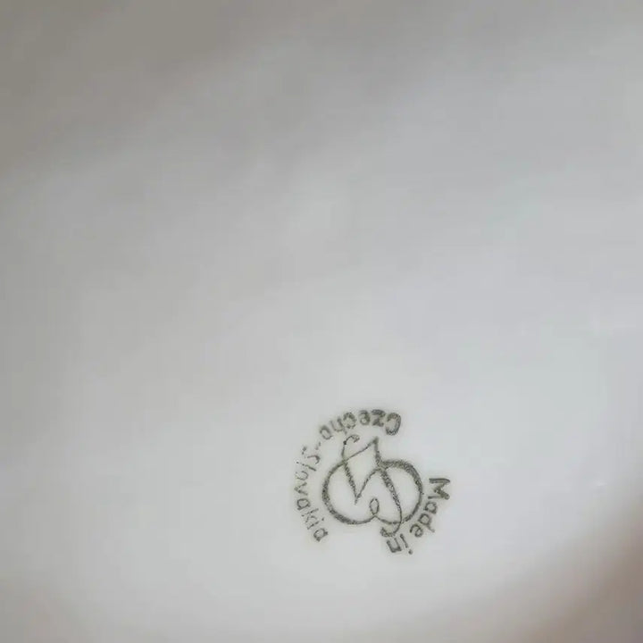 [BUNJANG] 1920s-1930s Czechoslovakia Porcelain Plate Set (8 Pieces) / [앤틱/빈티지] 1920~30년대 체코슬로바키아 고급 포슬린 접시 8장 세트