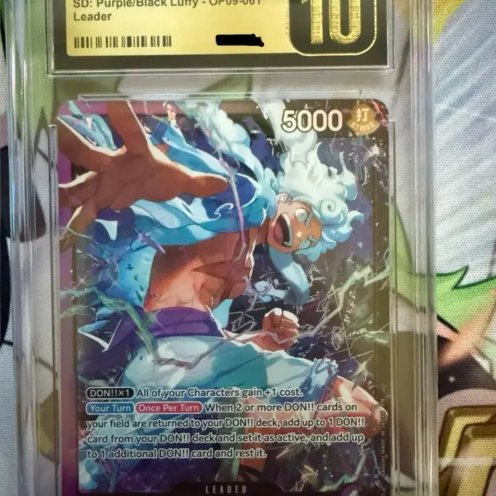 [BUNJANG] One Piece Card Luffy Purple &amp; Black OP09-061 CGC 10 Pristine / 원피스카드 루피 퍼플블랙 OP09-061 CGC10 프리스틴