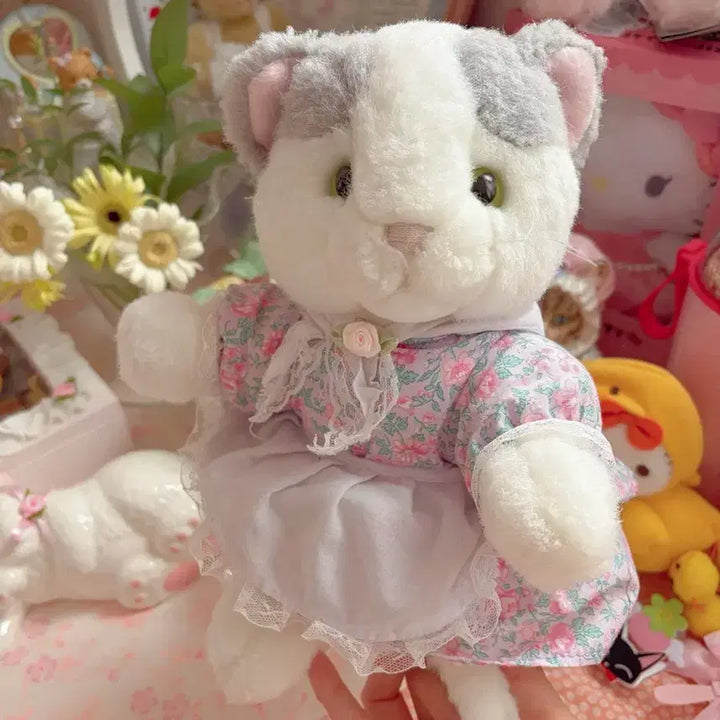 [BUNJANG] Vintage Cat Apron Doll / 빈티지 고양이 에이프런 인형