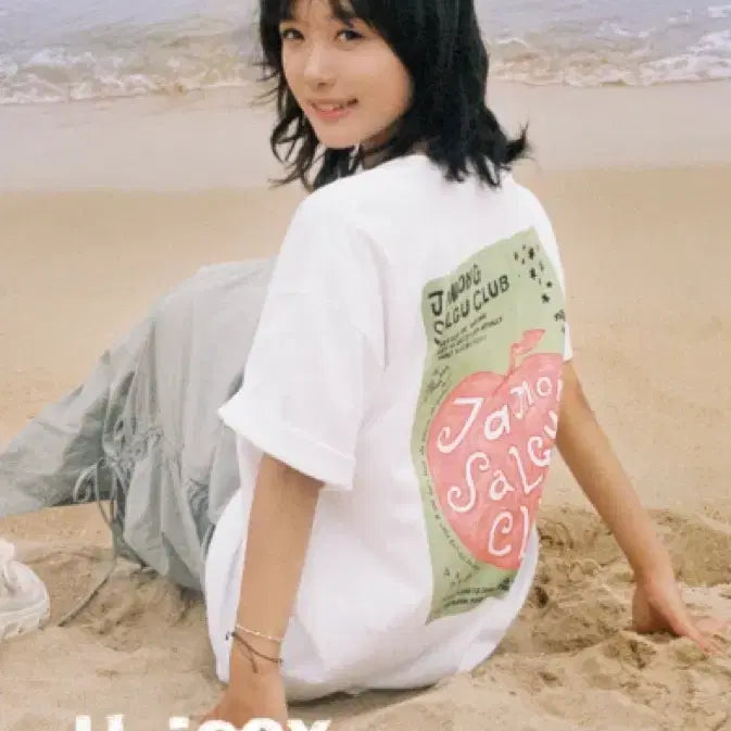 [BUNJANG] Jamongsalgu Club Hanro Lo T-Shirt White Large / 자몽살구클럽 한로로 티셔츠 양도