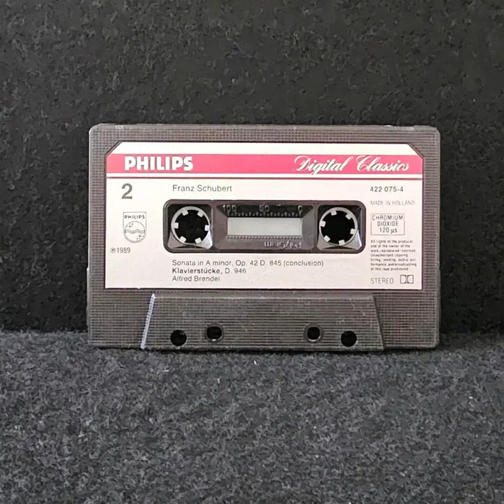 [BUNJANG] Schubert Piano Sonatas Cassette Tape / 슈베르트 피아노 소나타 카세트 테이프