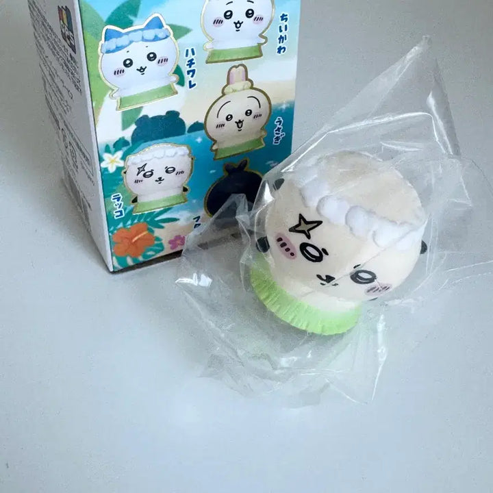 [BUNJANG] Chiikawa Mermaid Island Racco Sofubi Figure / 치이카와 인어의섬 소프비 랏코 정품 미사용 새상품