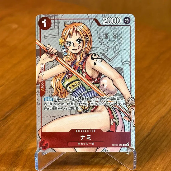 [BUNJANG] One Piece Card 25th Anniversary Nami R OP01-016 (Premium Card Collection) - Japanese Edition / (일판) 원피스카드 25주년 나미 R OP01-016 (프리미엄 카드 컬렉션)