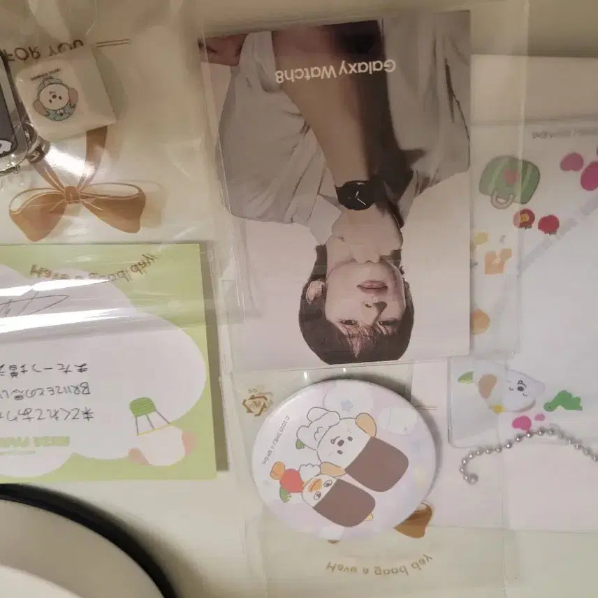 [BUNJANG] RIIZE Anton Tokyo Rise Cafe Can Badge &amp; Bonobono Limited Keycap Bundle Set / 급처/일괄/앤톤 도쿄 라이즈카페 캔뱃지/보노보노 한정 키캡