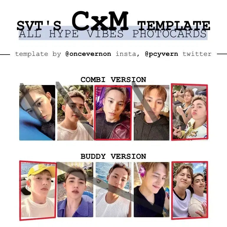 [BUNJANG] SEVENTEEN CXM Album Set / 세븐틴 CXM 앨범 세트
