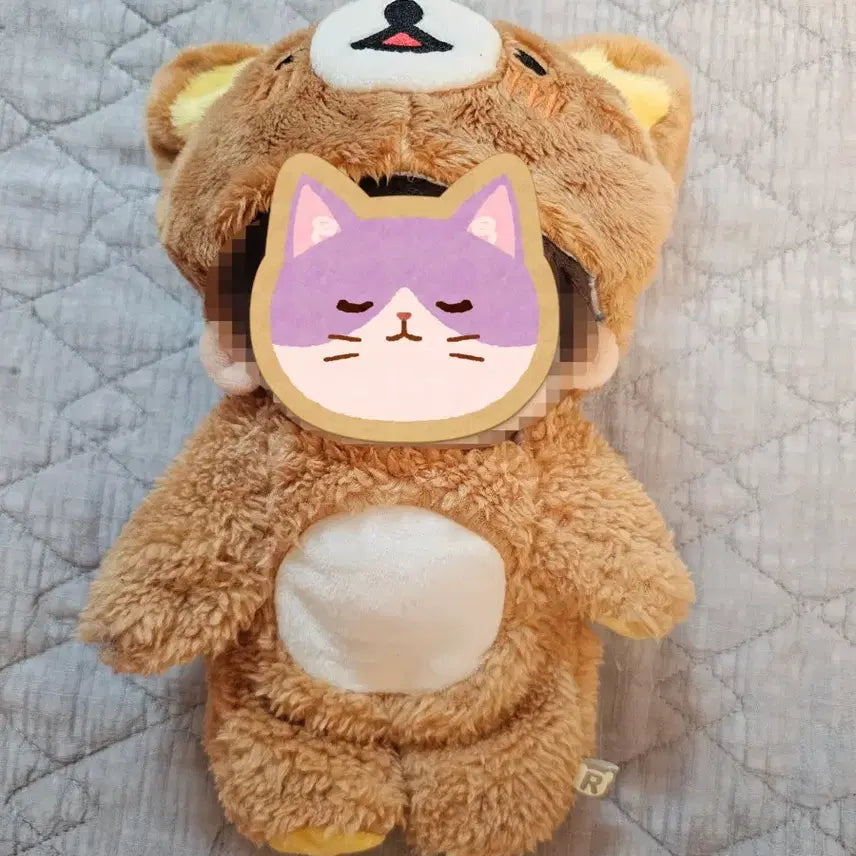 [BUNJANG] Rilakkuma Doll Clothes (20-25cm) - Grumpy Expression / 리락쿠마 인형 옷 20~25cm용 뚱한표정