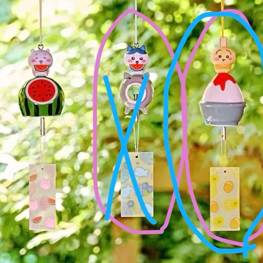 [BUNJANG] Cheekawaii Summer Lottery Landscape Lantern Usagi / [미개봉] 먼작귀 치이카와 여름 쿠지 풍경등 후우링 우사기