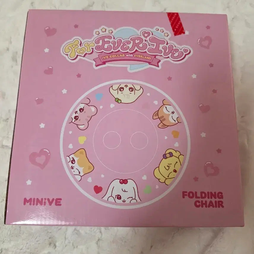 [BUNJANG] IVE Everland Minib Folding Chair / 아이브 에버랜드 팝업 미니브 폴딩 체어