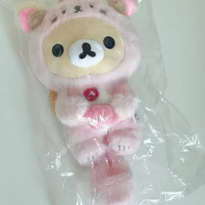 [BUNJANG] Rilakkuma Korilakkuma Pink Otter Mascot Keychain (Sealed) / 리락쿠마 코리락쿠마 핑크수달 다라랏코 마스코트 키링 정품 미개봉 새상품