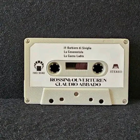 [BUNJANG] Claudio Abbado London Symphony Orchestra Rossini Overtures Cassette Tape / 로시니 서곡 카세트 테이프 클라우디오 아바도 런던 심포니 오케스트라 카세트 테이프