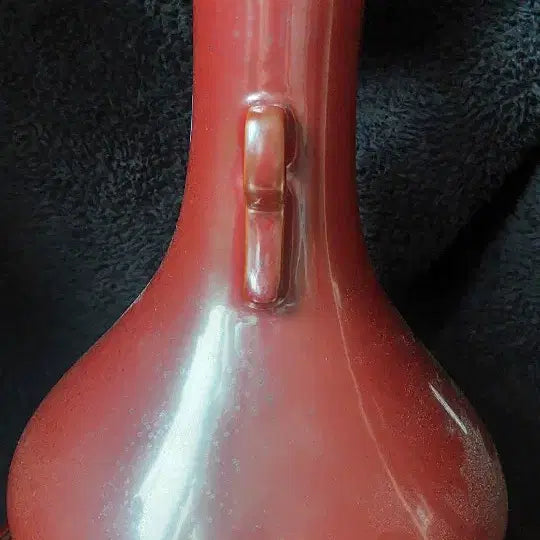 [BUNJANG] Qing Dynasty Qianlong Period Celadon Porcelain Vase / 고동채 양이 발제준