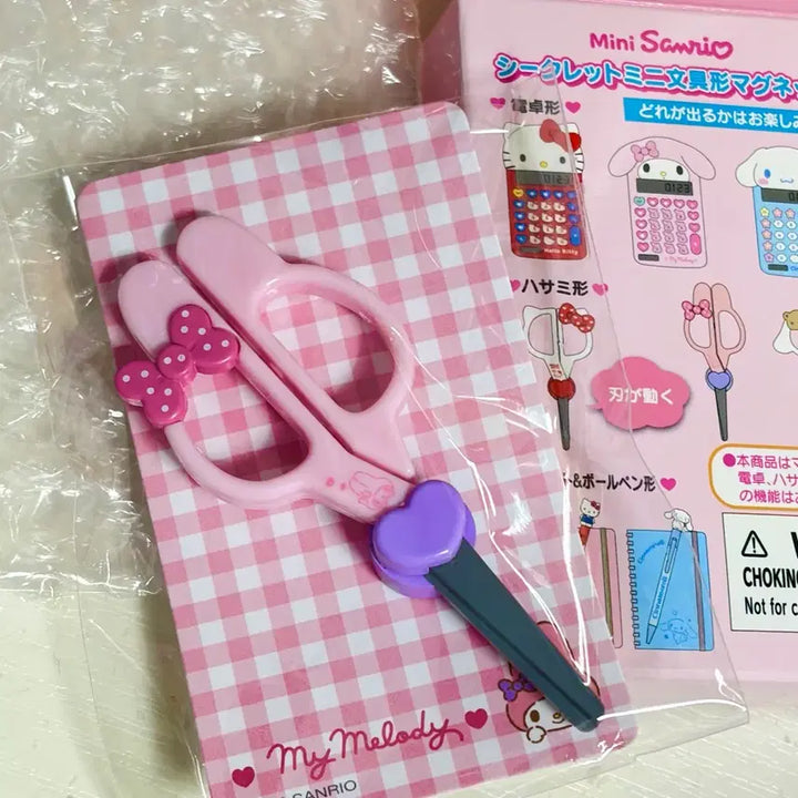 [BUNJANG] Sanrio My Melody Mini Stationery Magnet (Scissors) / [산리오정품] 마이멜로디 미니 문구 마그넷 (가위)