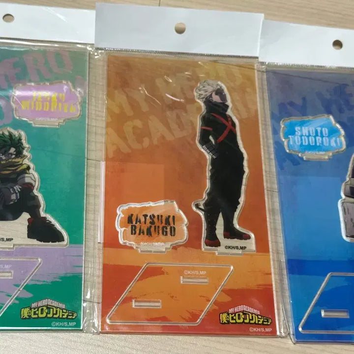 [BUNJANG] My Hero Academia Izuku Midoriya, Katsuki Bakugo, Shoto Todoroki Acrylic Stand Bundle Set (Sealed) / (미개봉)히로아카 미도리야, 바쿠고, 토도로키 아크릴 스탠드 일괄