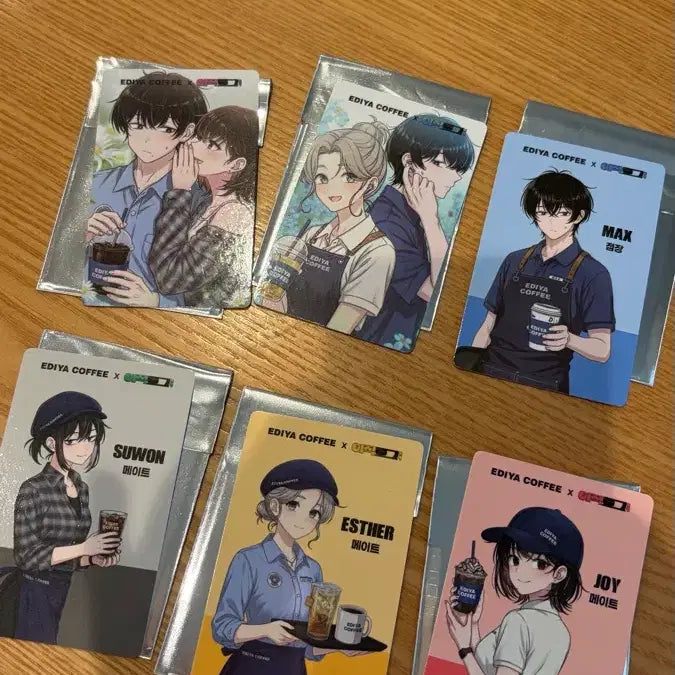 [BUNJANG] E-Jik Log X Ediya Collaboration Photocard Full Set / 이직로그 이디야 콜라보 포토카드 풀세트