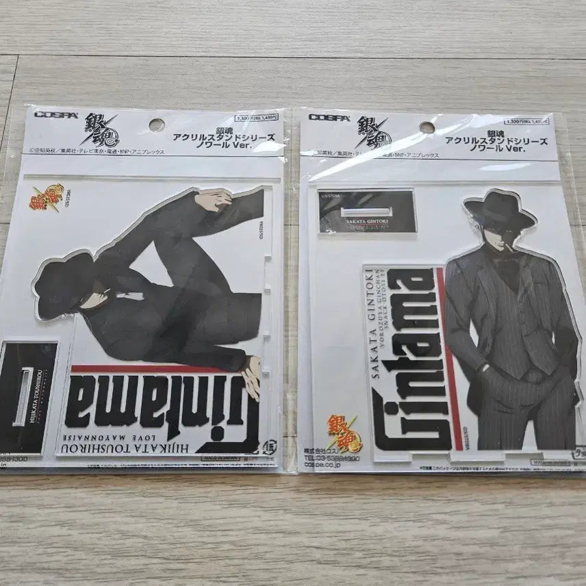 [BUNJANG] Gintama Gintoki Hijikata Noir Acrylic Stand Bundle Set / 은혼 긴토키 히지카타 느와르 아크릴스탠드 일괄