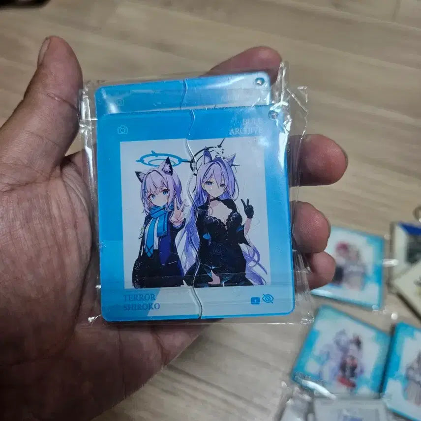 [BUNJANG] Multi-Game Character Acrylic Keyring and Photocard Set / 블루 아카이브벽람항로원신명일방주 키링