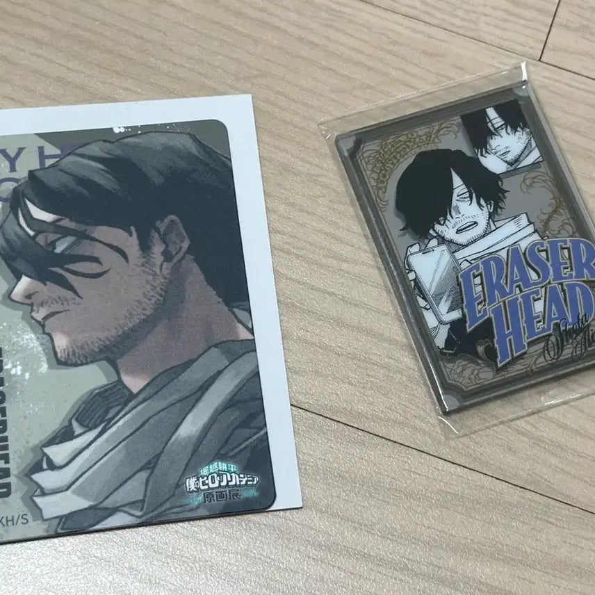 [BUNJANG] My Hero Academia Art Exhibition Aizawa Shota Magnet &amp; Mirror-style Acrylic Card / 히로아카 원화전 아이자와 쇼타 마그넷+미러풍 아크릴 카드