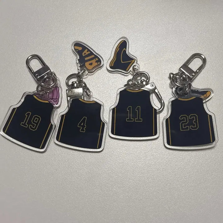 [BUNJANG] Garbage Time Jersey Keychain Bundle Set (Choi Jong-soo, Lim Seung-dae, Noh Su-min, Lee Gyu) / 일괄 가비지타임 장도고 유니폼 키링 최종수 임승대 노수민 이규 일괄