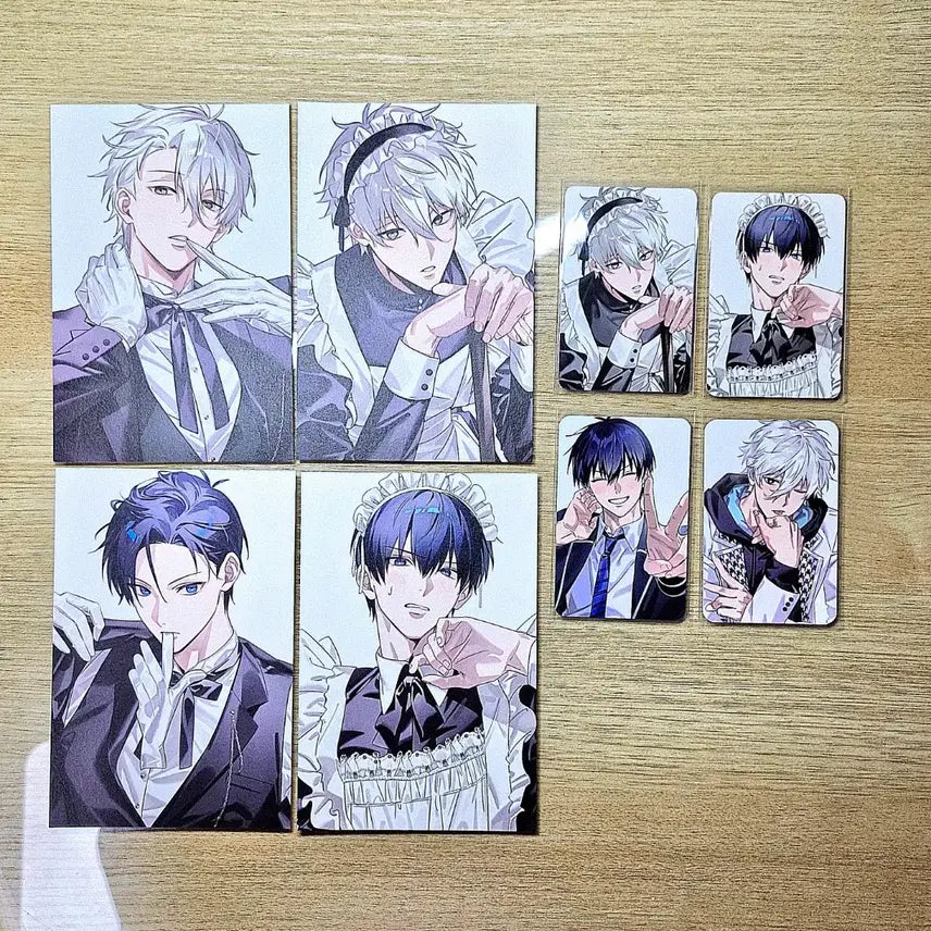 [BUNJANG] Blue Lock Nagi Seishiro Isagi Yoichi Photocard &amp; Postcard Set / 블루록 나기 이사기 통판 양도 나기 세이시로 이사기 요이치 포카 엽서