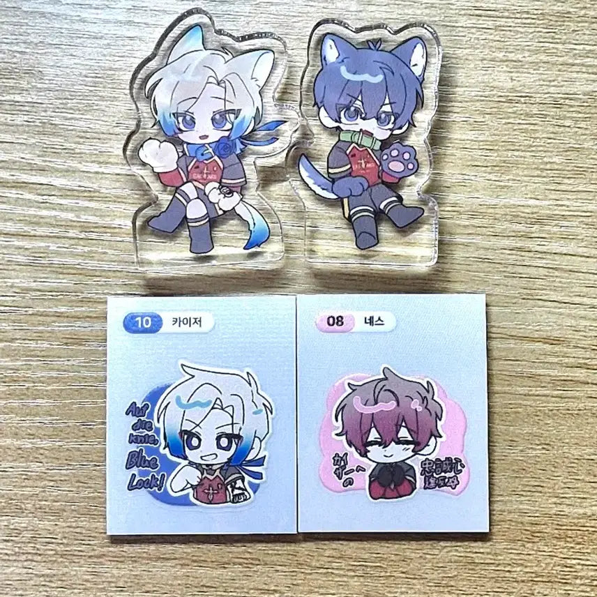[BUNJANG] Blue Lock Michael Kaiser Isagi Yoichi Ness Korotto Ttibusil Bundle Set / 블루록 통판 미하엘 카이저 이사기 요이치 네스 코롯토 띠부씰