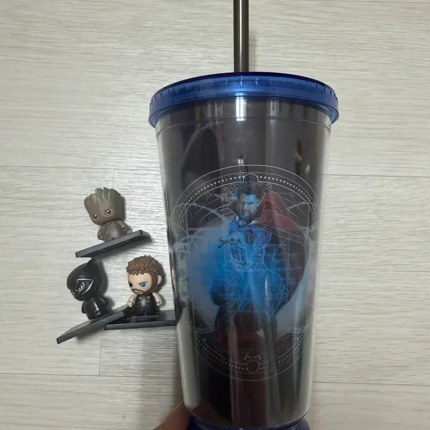 [BUNJANG] Marvel Doctor Strange Combo Tumbler + Figure Set / 마블 닥터스트레인지 콤보 텀블러 + 피규어 세트
