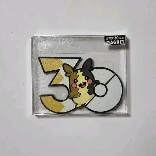 [BUNJANG] Pokemon 30th Anniversary Morpeko Magnetic Badge / 포켓몬스터 30주년 기념 냉장고 자석 뱃지 마그넷 모르페코