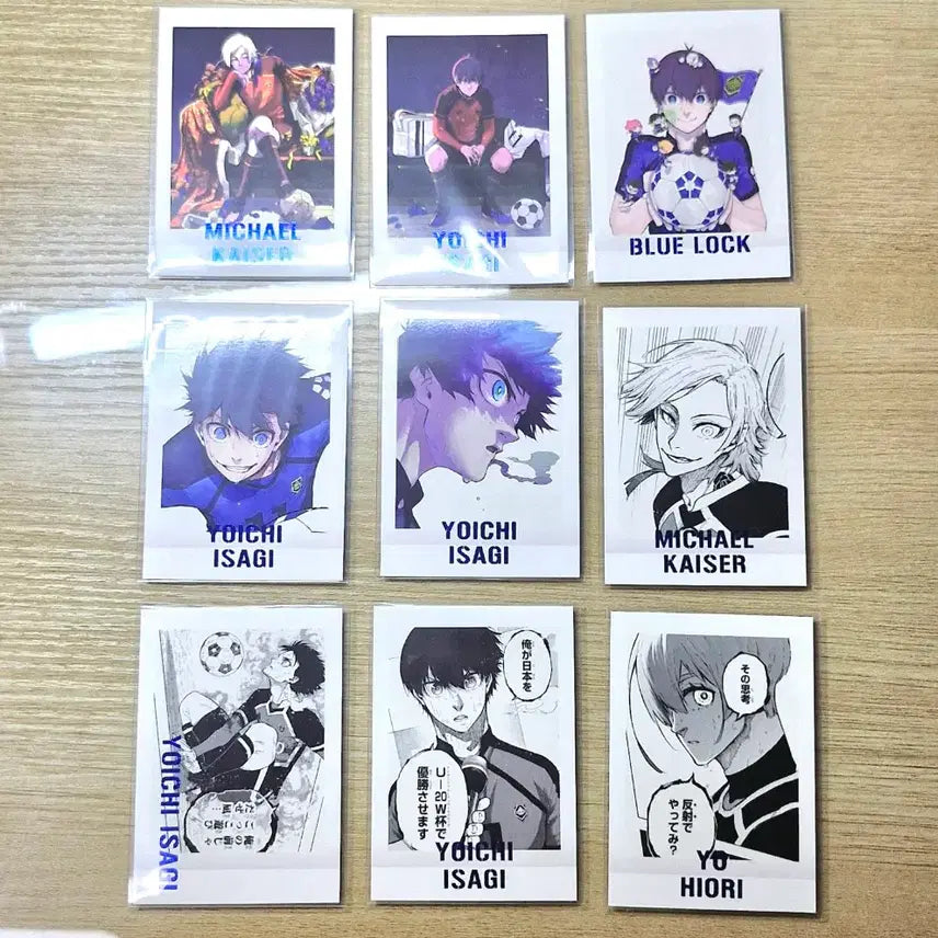 [BUNJANG] Blue Lock Original Art Pascha Card Bundle - Michael Kaiser, Yoichi Isagi, Hiori Yo / 블루록 원화 파샤 일괄 미하엘 카이저 이사기 요이치 히오리