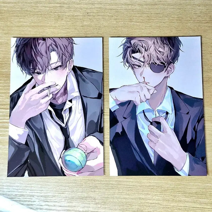 [BUNJANG] Choi Yo-won Baek Sa-heon Printing Box Postcard Set / 괴출 괴담출근 프박 프린팅박스 엽서 굿즈 최요원 백사헌