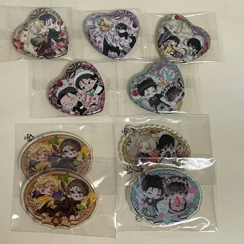 [BUNJANG] Salondebon Can Badge Magnet Bundle Set / 살롱드르봉 캔뱃지 마그넷 일괄