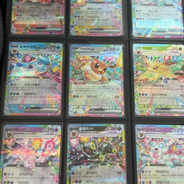 [BUNJANG] Terrastal Eeveelutions SAR Set - 18 Types Bundle / 테라스탈 이브이즈 SAR 포켓몬카드 18종 일괄
