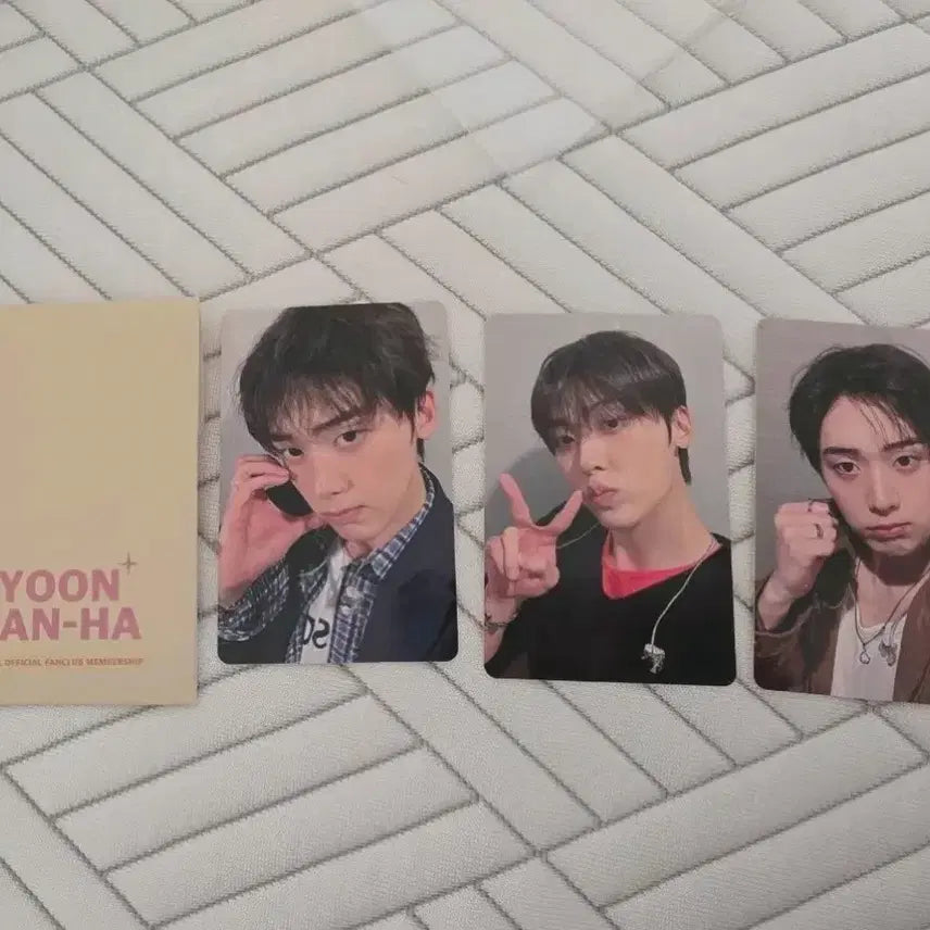 [BUNJANG] ASTRO Yoon San-ha Fanclub Membership Photocard Set / 아스트로 윤산하 팬클럽 멤버쉽 포토카드