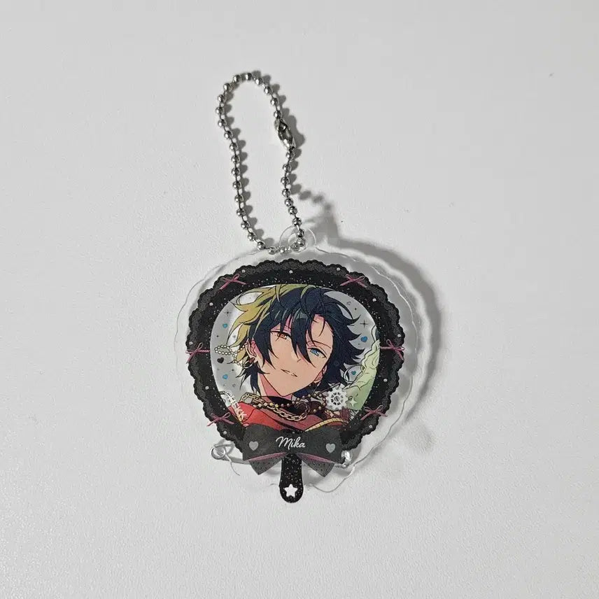 [BUNJANG] Ensemble Stars! Mika Schield Fan, Uchiwa, Keyring, Badge Set / 앙스타 미카 부채 우치와 키링 뱃지