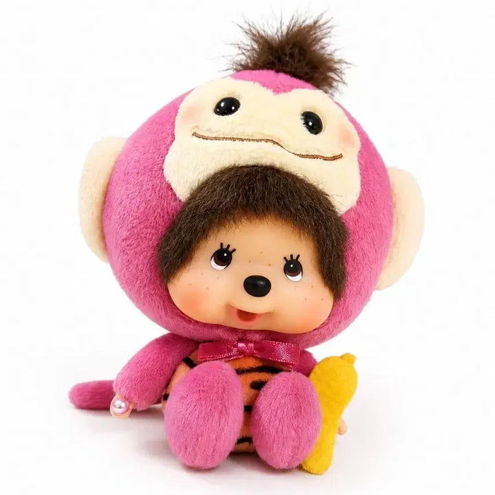 [BUNJANG] Chameco Collaboration Monchhichi Purple Monkey Plush / 바로배송) 차메코 콜라보 몬치치 보라 원숭이