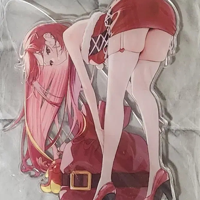 [BUNJANG] Stellive Akane Rize Santa Ver. Acrylic Stand / 스텔라이브 아카네리제 산타 아크릴 스탠드