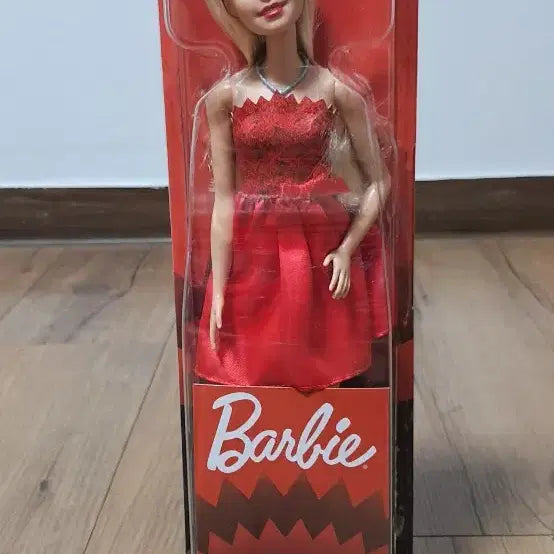 [BUNJANG] Barbie 80th Anniversary Red Dress Fashion Doll (Unsealed) / [단순개봉] 바비 80주년 기념 레드 드레스 패션 인형