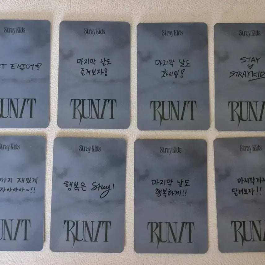 [BUNJANG] Stray Kids SKZ-REPLAY Concert Entry Gift Photocard Set / 스키즈 런잇 콘서트 입장기프트 입장키트 포카 막막 8월2일