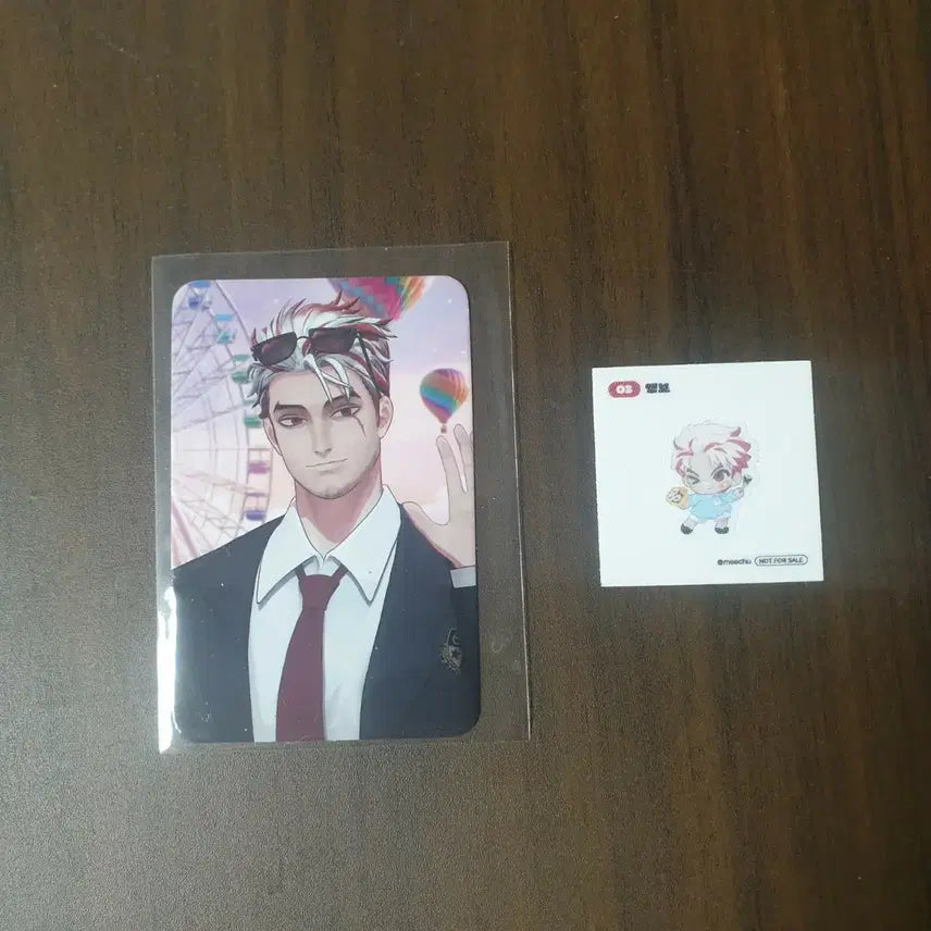 [BUNJANG] Michuland Angbo Photocard &amp; Sticker Bundle Set / [판매] 미츄랜드 앵보 포토카드 띠부씰 일괄 (미츄, 버튜버  버츄얼