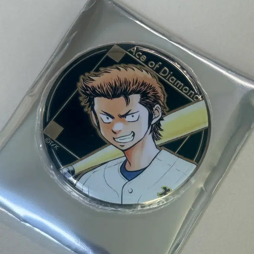 [BUNJANG] Daiya no Ace Kuramochi Yoichi Original Exhibition Can Badge / 다이에이 다이아몬드 에이스 원화전 쿠라모치 요이치 캔뱃지