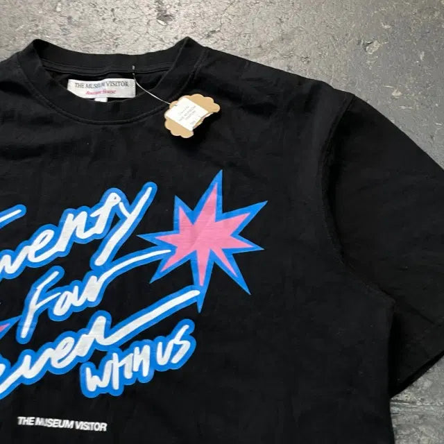 [BUNJANG] 100tours x The Museum Visitor Graphic T-Shirt / 100 투어스 x 더 뮤지엄 비지터 반팔티