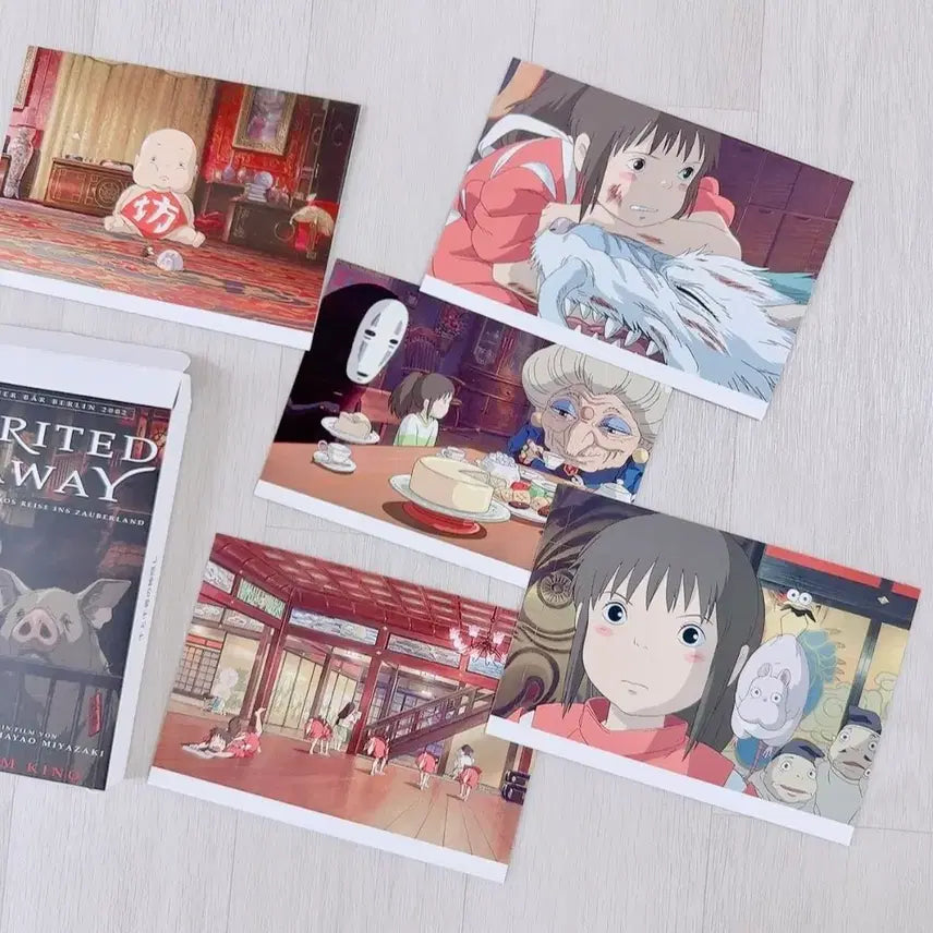 [BUNJANG] Studio Ghibli Spirited Away Postcard Set / 지브리 센과치히로 엽서세트 / 퀄리티 좋음 / 새상품