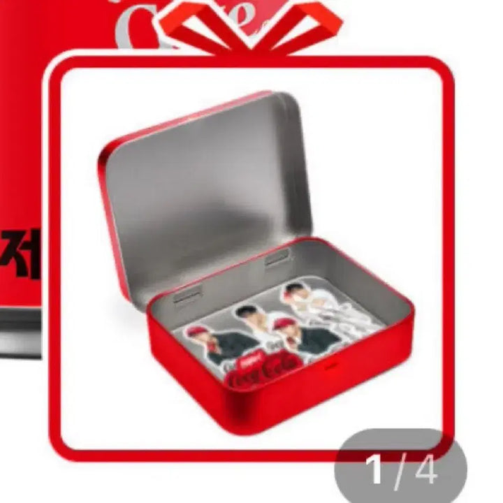[BUNJANG] BTS V Coca-Cola Postcard Tin Case Bundle Set / 코카콜라 뷔 엽서 틴케이스 미개봉 양도 방탄소년단 방탄 bts 김태형