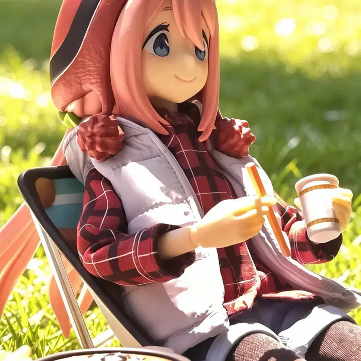 [BUNJANG] Yuru Camp Season 2 Gong Cloth Action Figure (Rin Shima &amp; Nadeshiko) / 유루캠시즌2 천옷 가동 피규어 (시마 린 &amp; 나데시코)